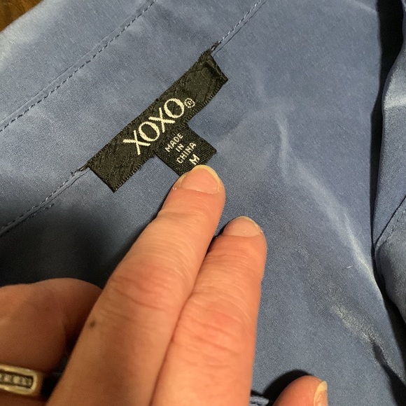 Blue XOXO dress size M worn once - Picture 2 of 3